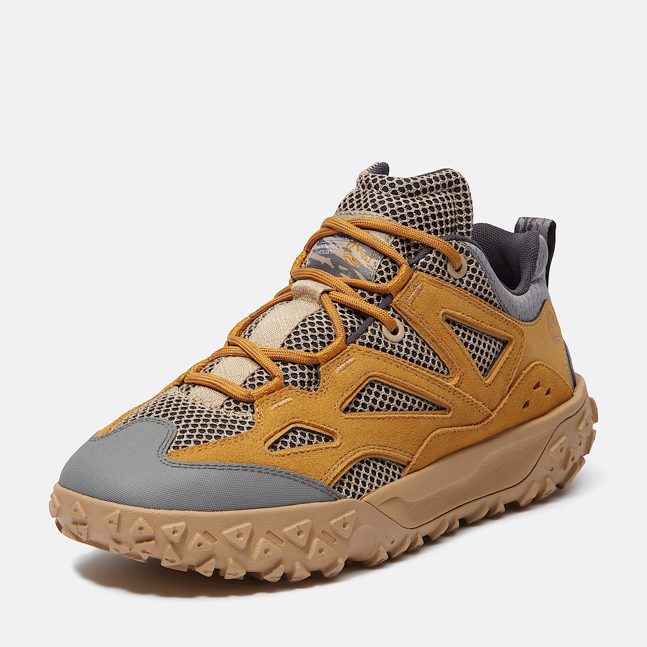 GreenStride™ Motion 6 Lage Vetersneaker voor heren in geel