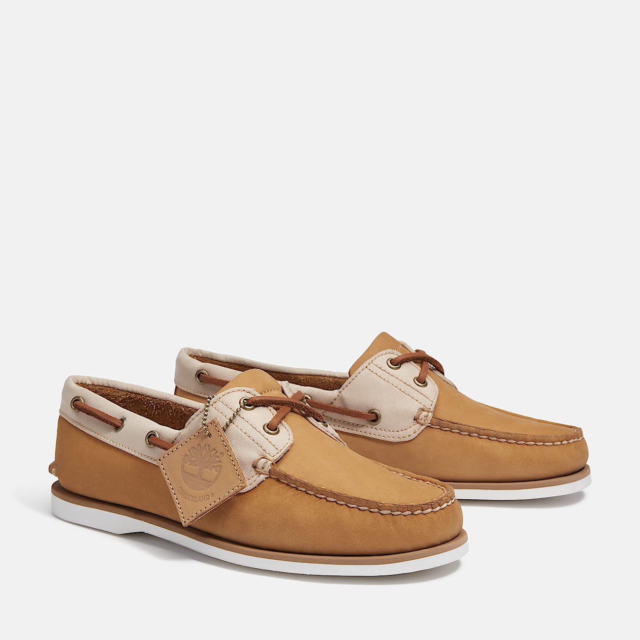 Classic Boat Shoe for Men in Beige - 4
