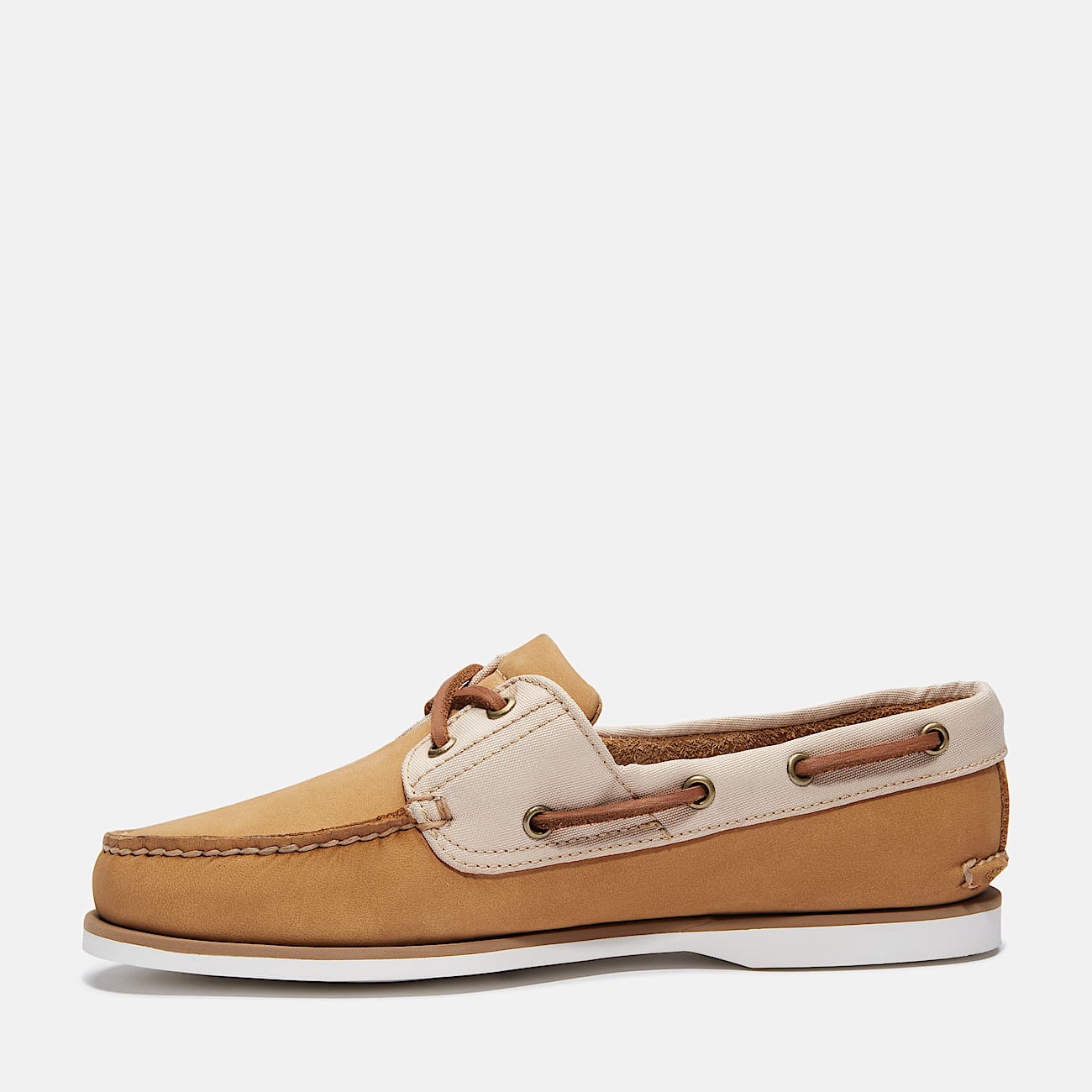 Classic Boat Shoe for Men in Beige - 6