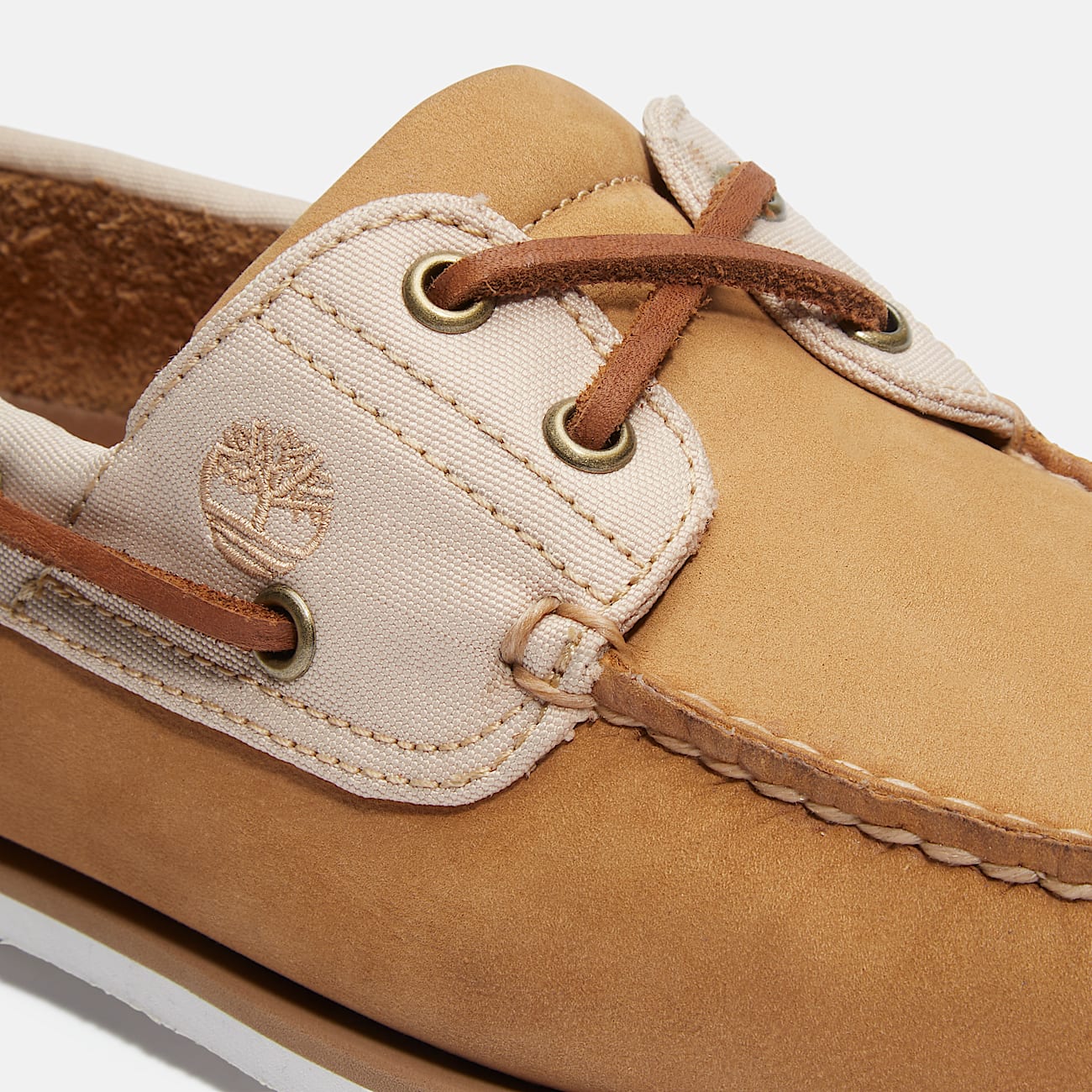 Classic Boat Shoe for Men in Beige - 7