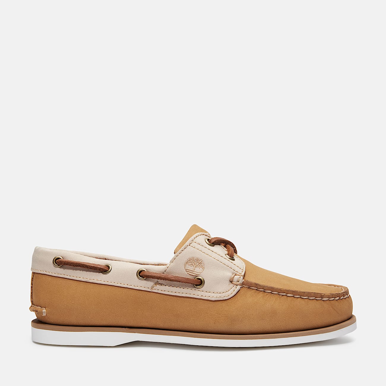 Classic Boat Shoe for Men in Beige - 1