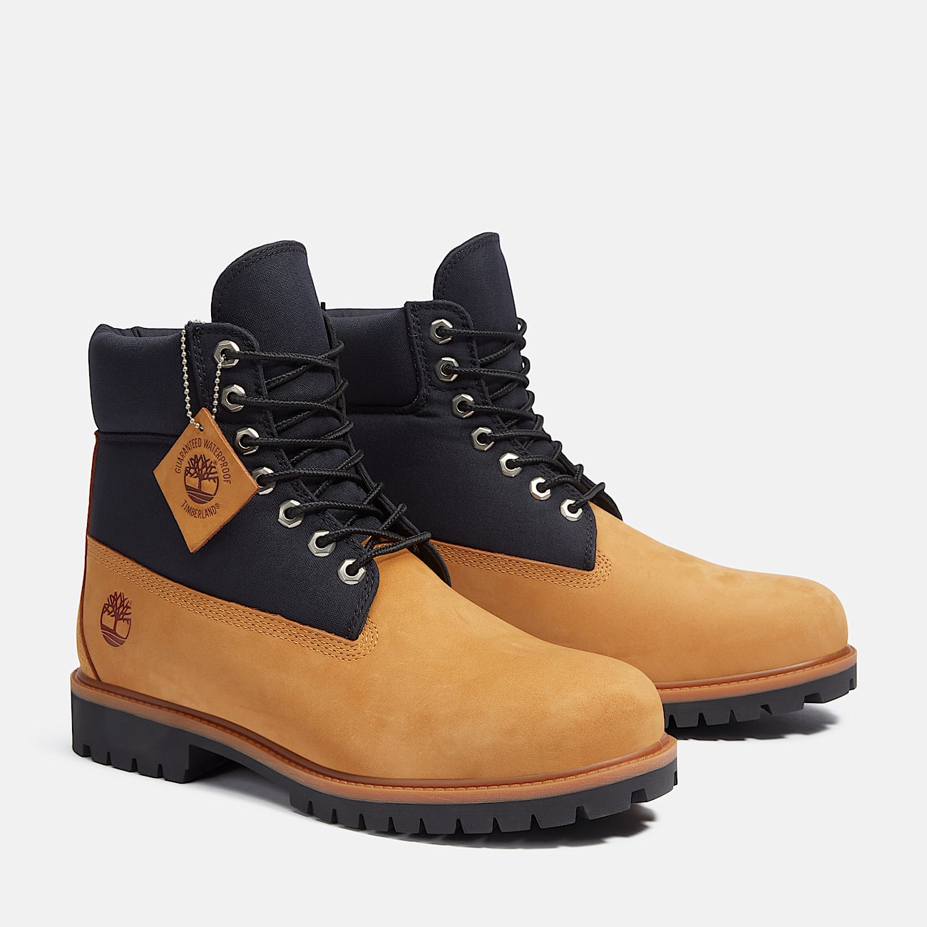Bota Impermeável Timberland® Heritage 6 Inch para Homem em amarelo/preto