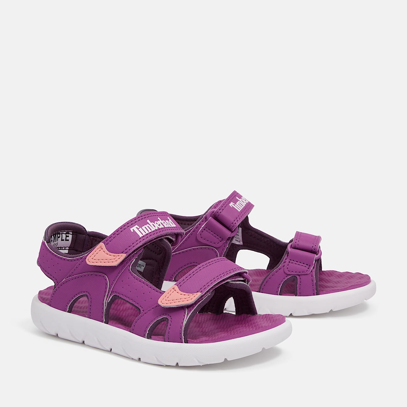 Perkins Row Sandale mit zwei Riemen für Kinder in Violett - 4