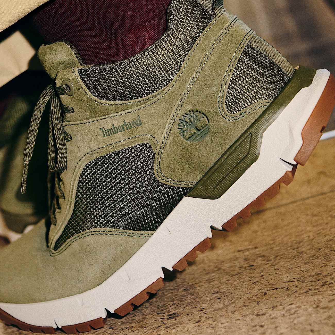 Zapatillas de media caña Voyager Park para hombre en verde oscuro - 2