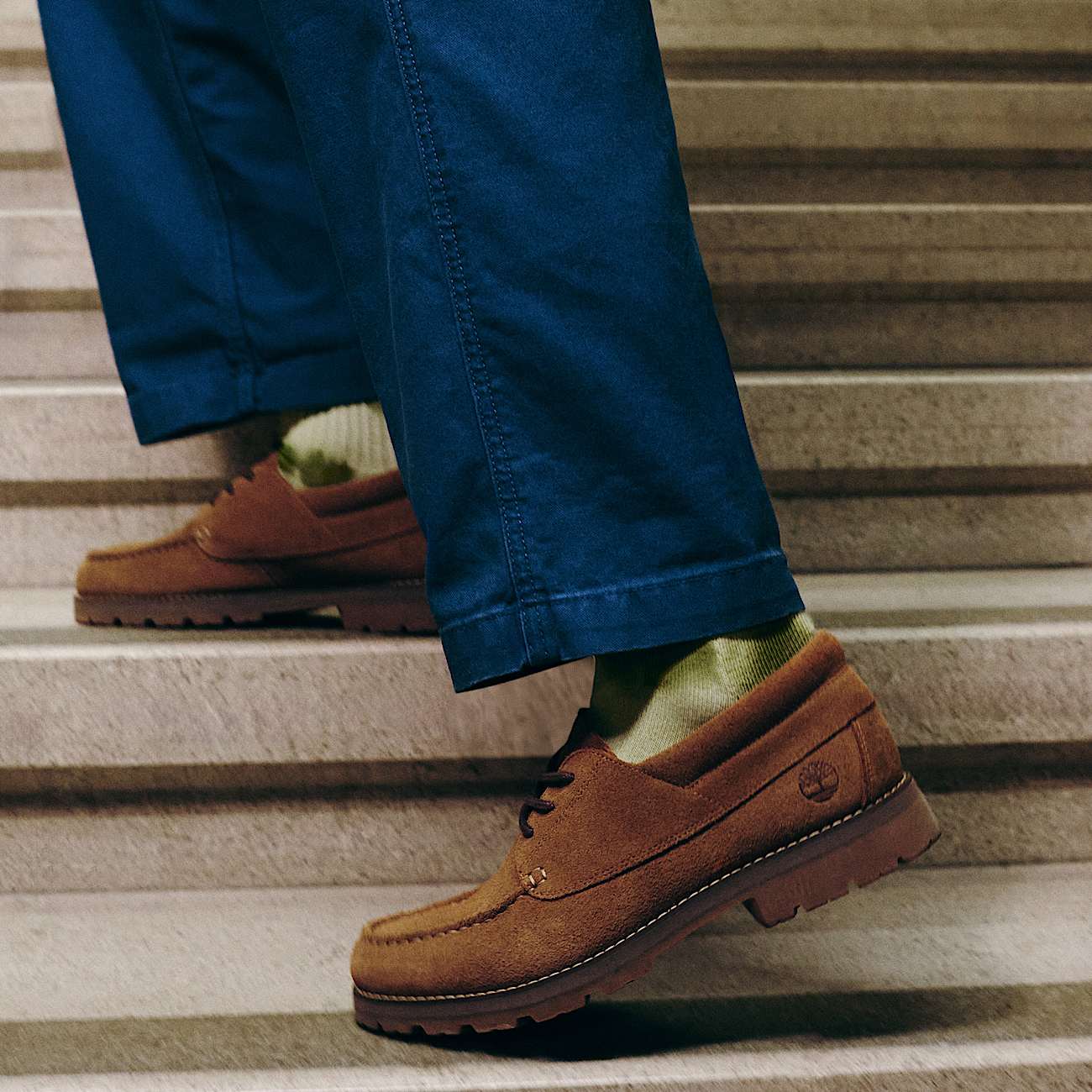 Sapato com Atacadores Britton Square para Homem em laranja - 2