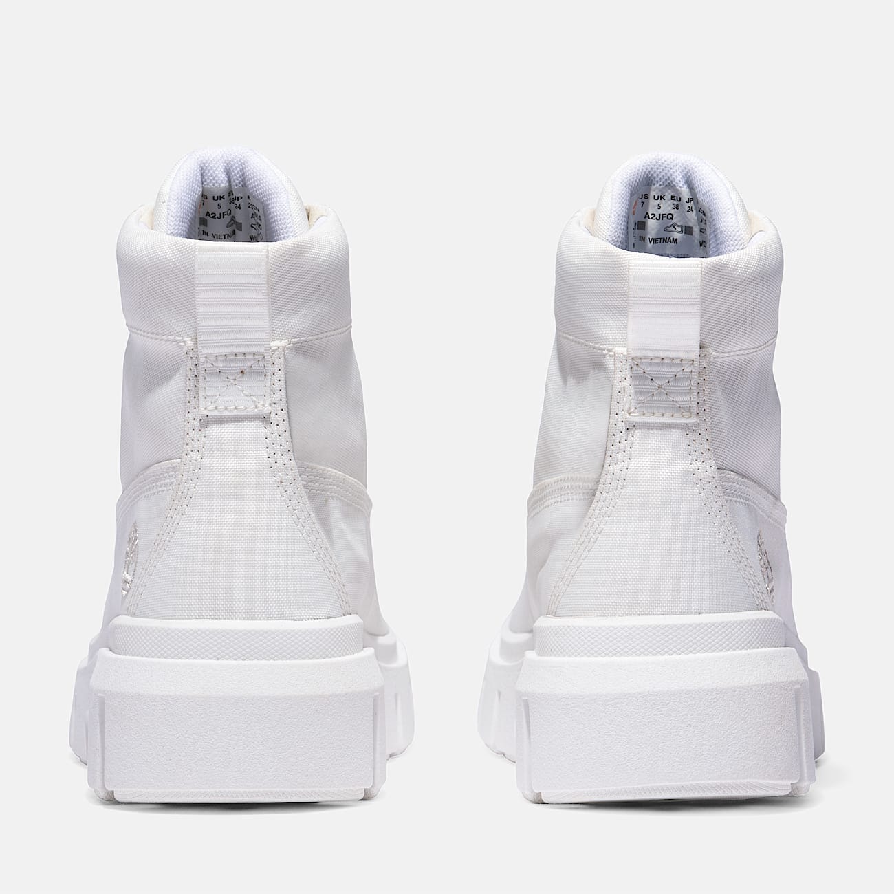 Bota com Atacadores Mid Greyfield para Mulher em branco - 5