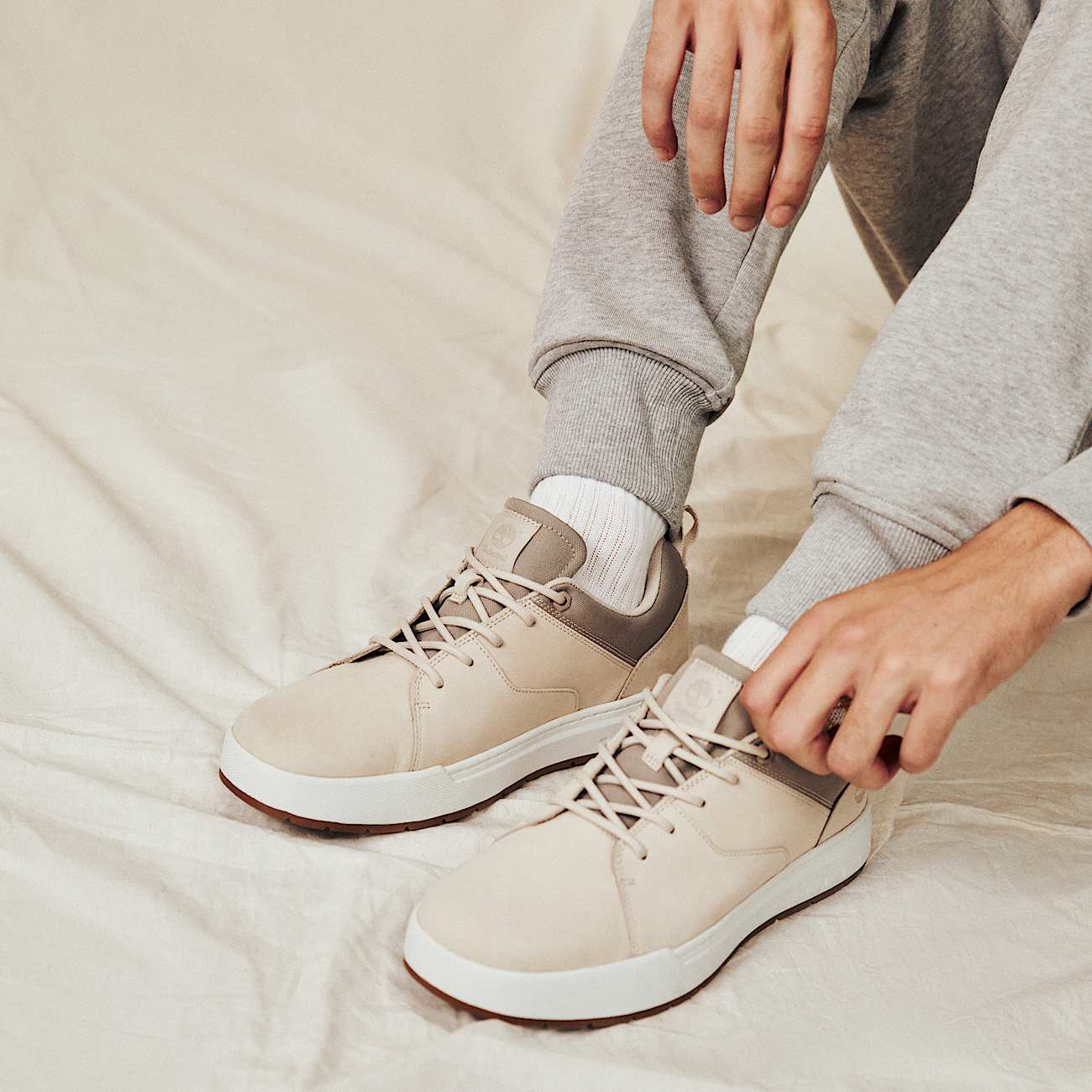 Maple Grove Low-Top-Sneaker zum Schnüren für Herren in Naturfarben - 1