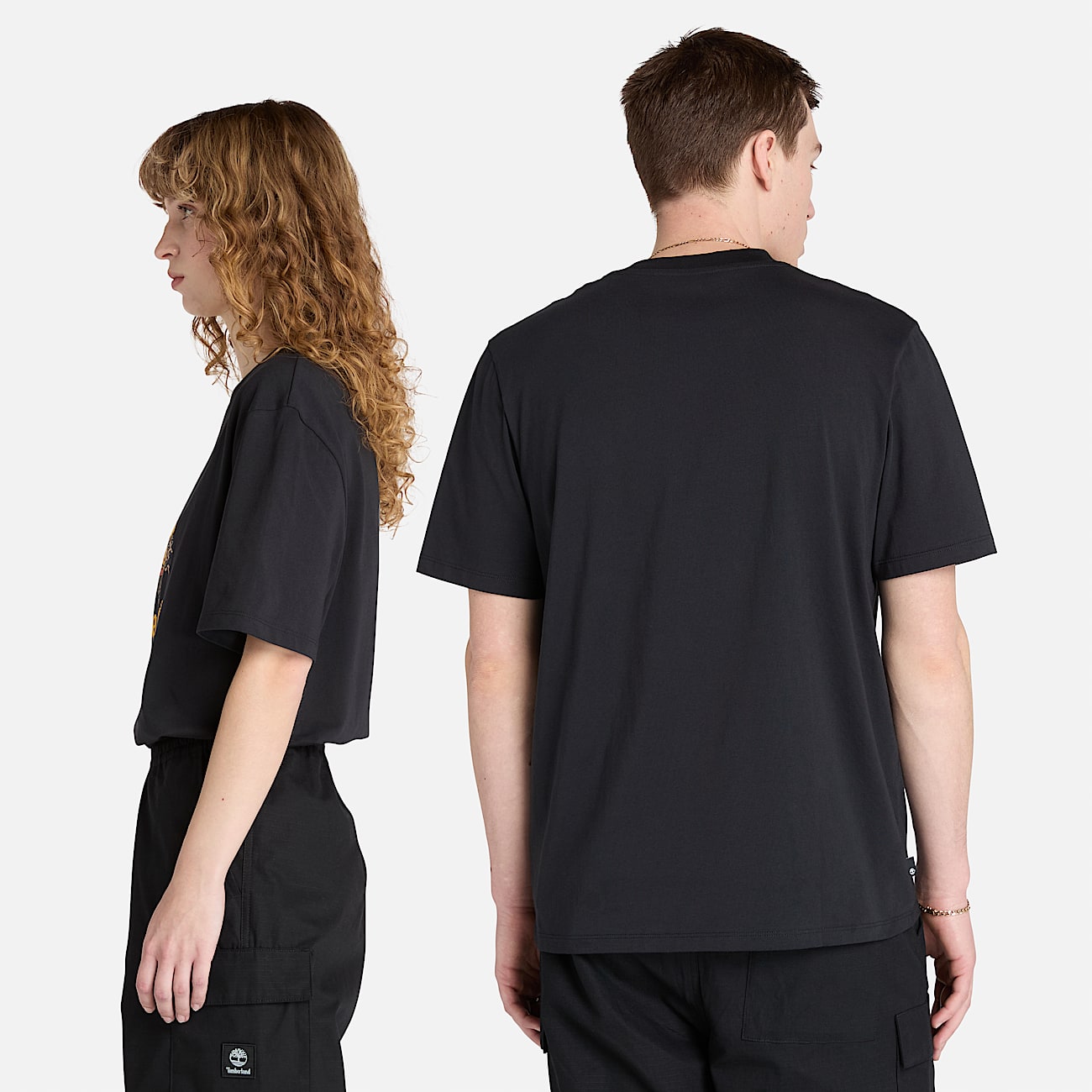 All Gender Front Boot Graphic T-Shirt in Black - 2