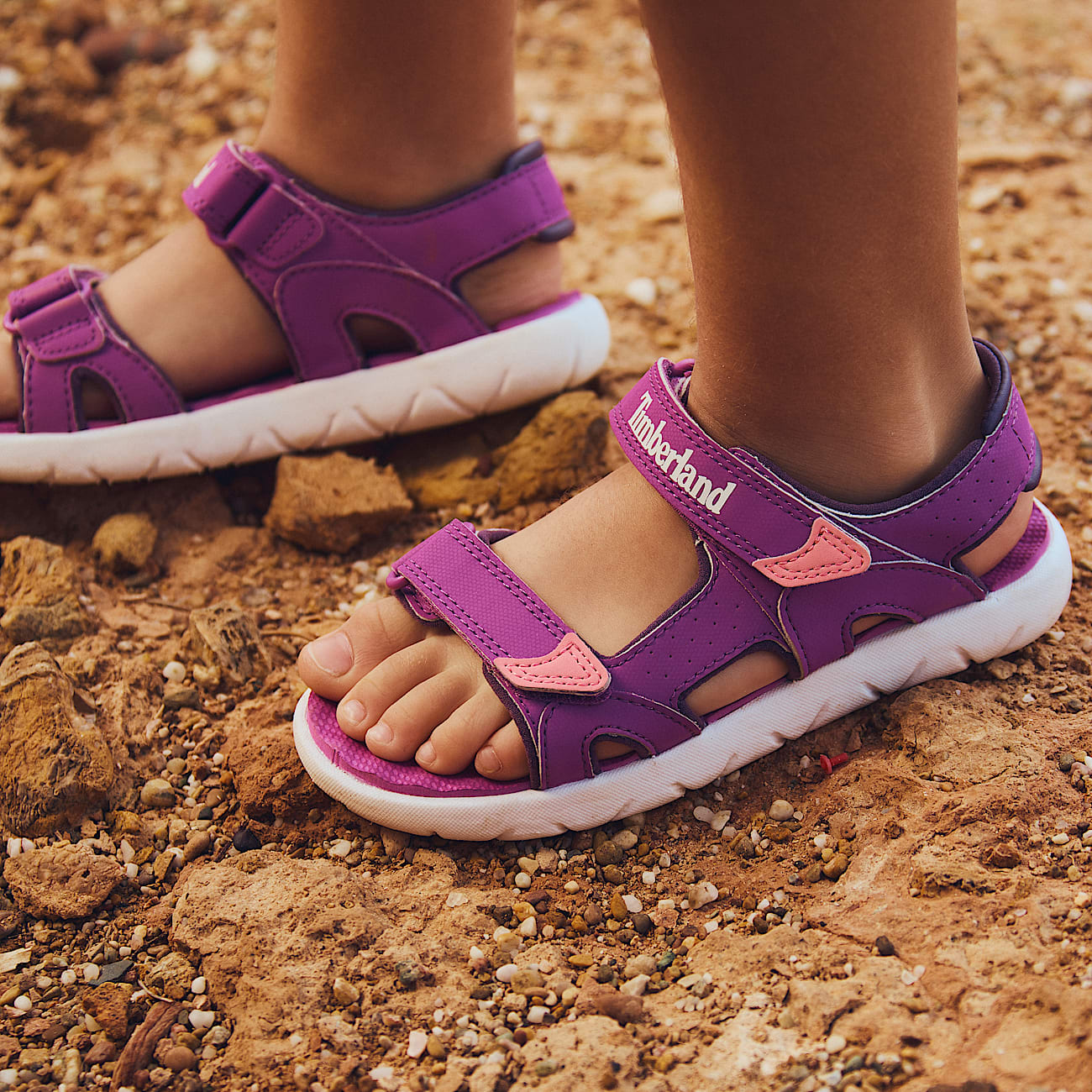 Perkins Row Backstrap Sandal for Toddler in Purple