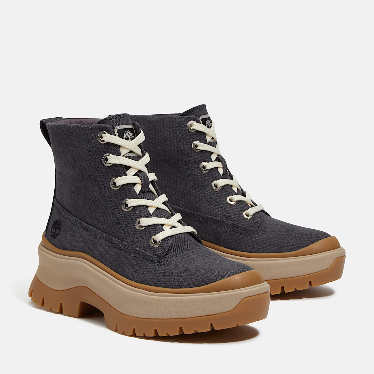 Roxie Lane Mid Lace-Up Boot for Women in Dark Grey - 4