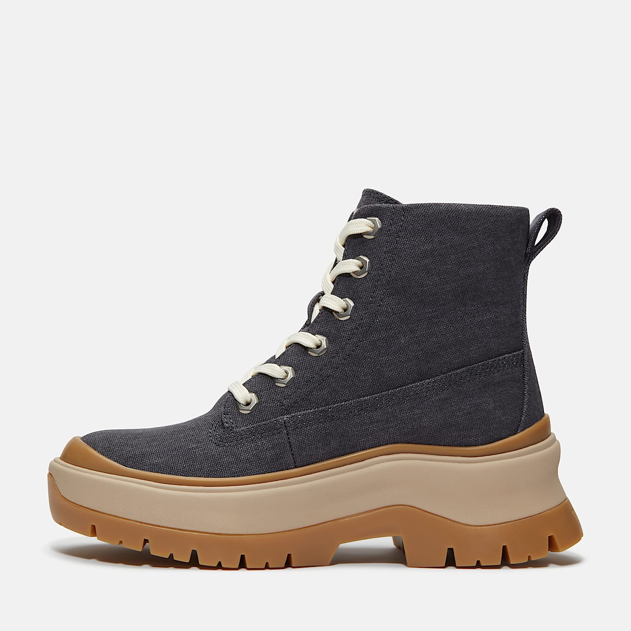 Roxie Lane Mid Lace-Up Boot for Women in Dark Grey - 6
