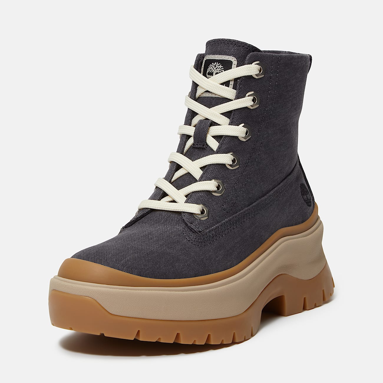 Roxie Lane Mid Lace-Up Boot for Women in Dark Grey - 9