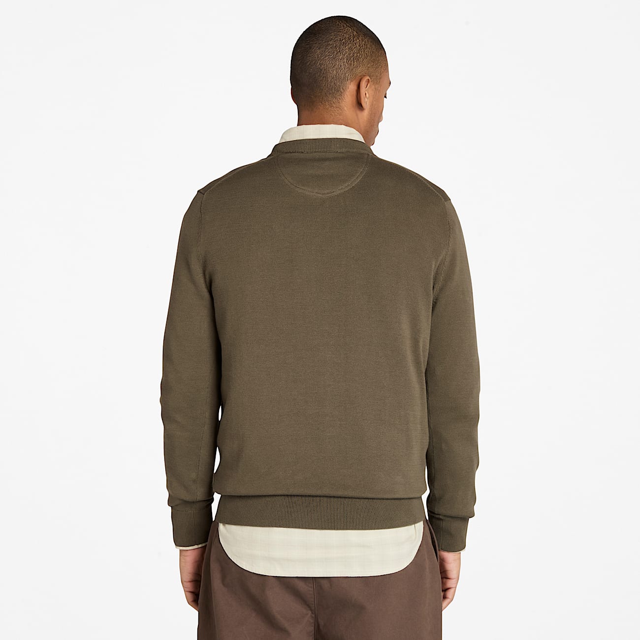 Pull en coton Williams River pour homme en vert - 4