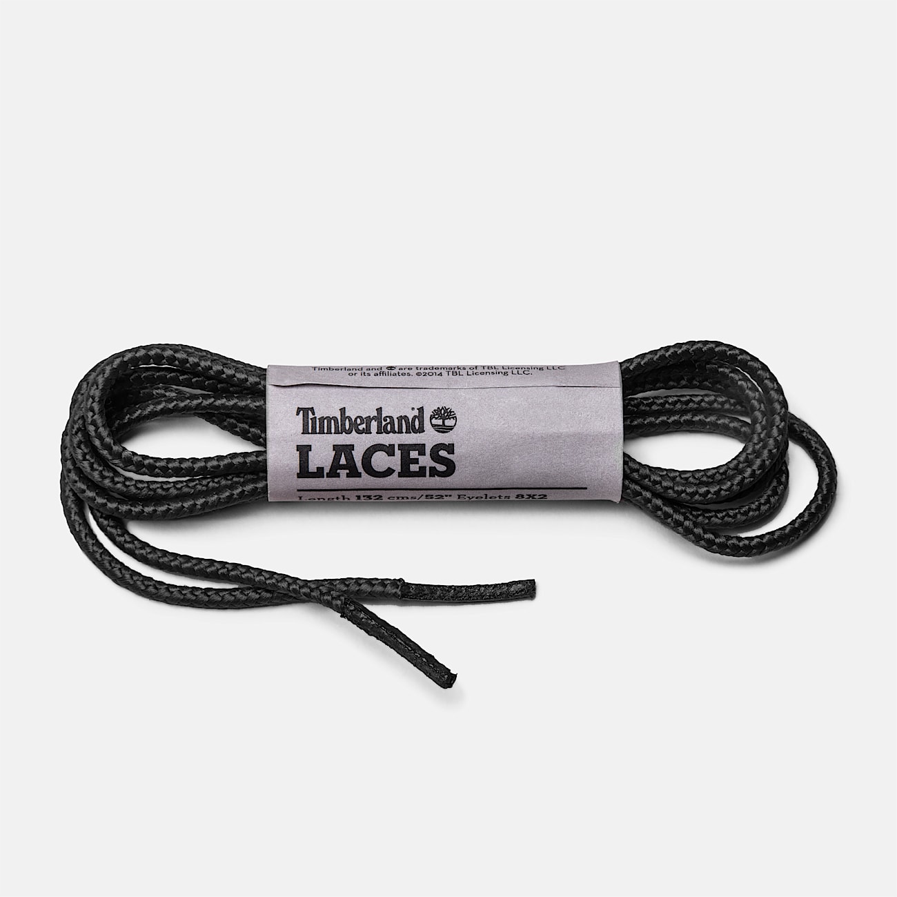 Lacci Tondi in Nylon 132 cm (52") per Stivali in colore nero