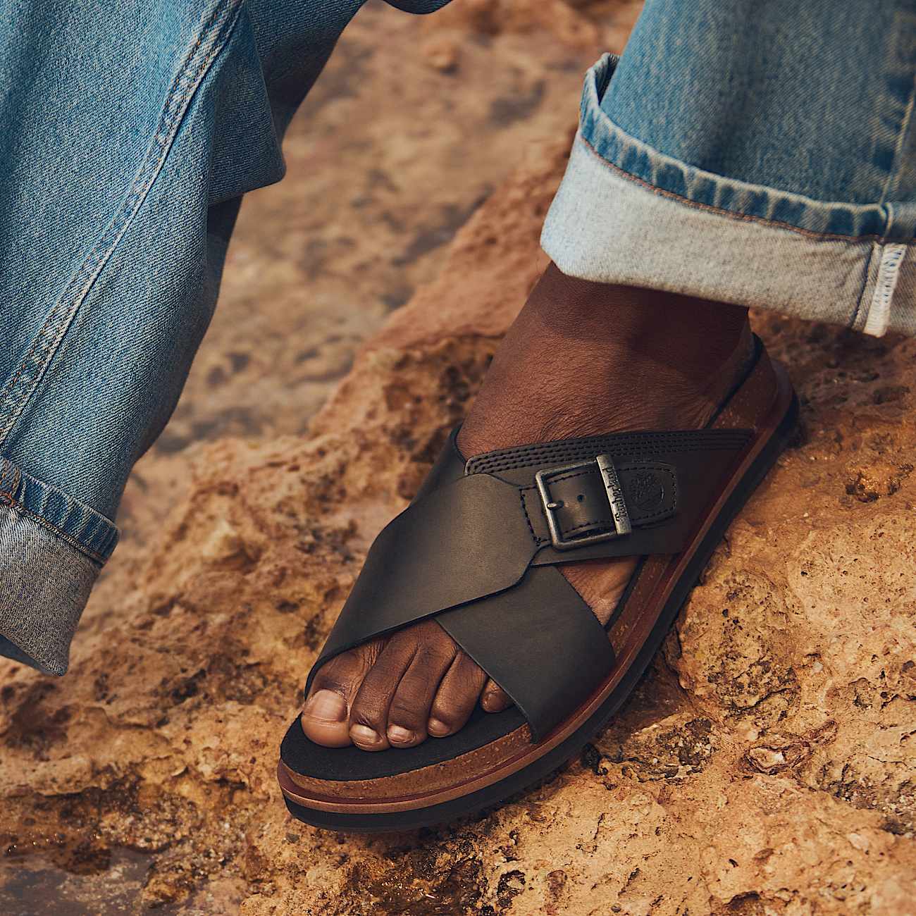 Sandalias Amalfi Vibes para hombre en negro