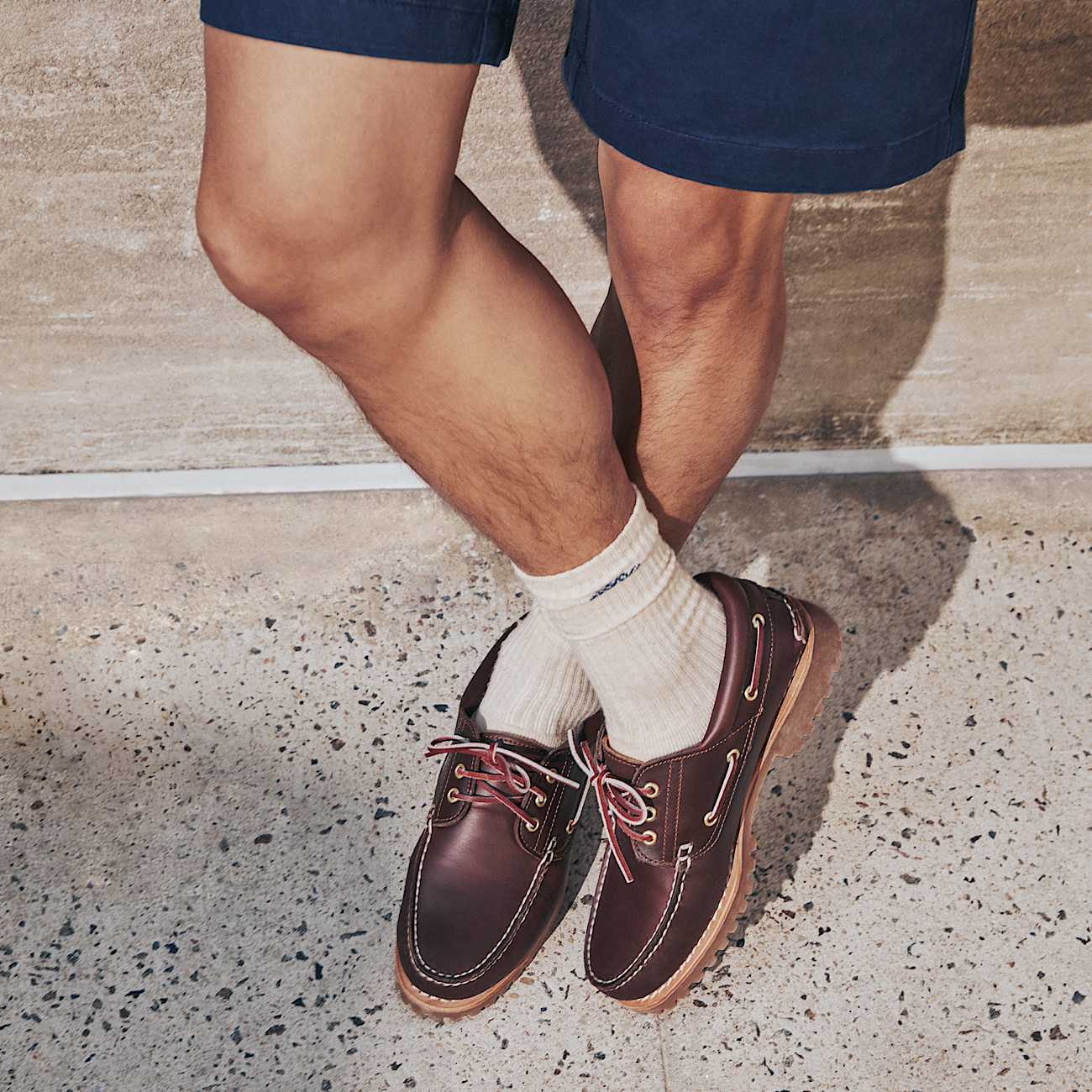 Timberland® Authentic Boat Shoe for Men in Brown - 6