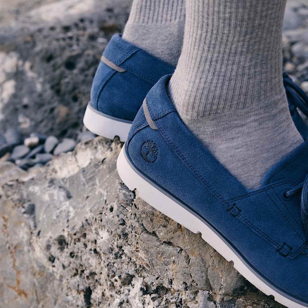 Chaussure à lacets Grafton Bay pour homme en bleu foncé - 4