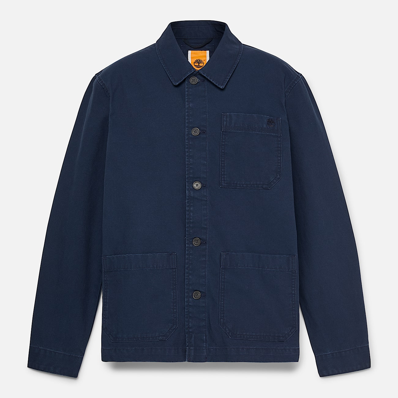 Verwaschene Kempshire Chore Canvas-Jacke für Herren in Dunkelblau - 6