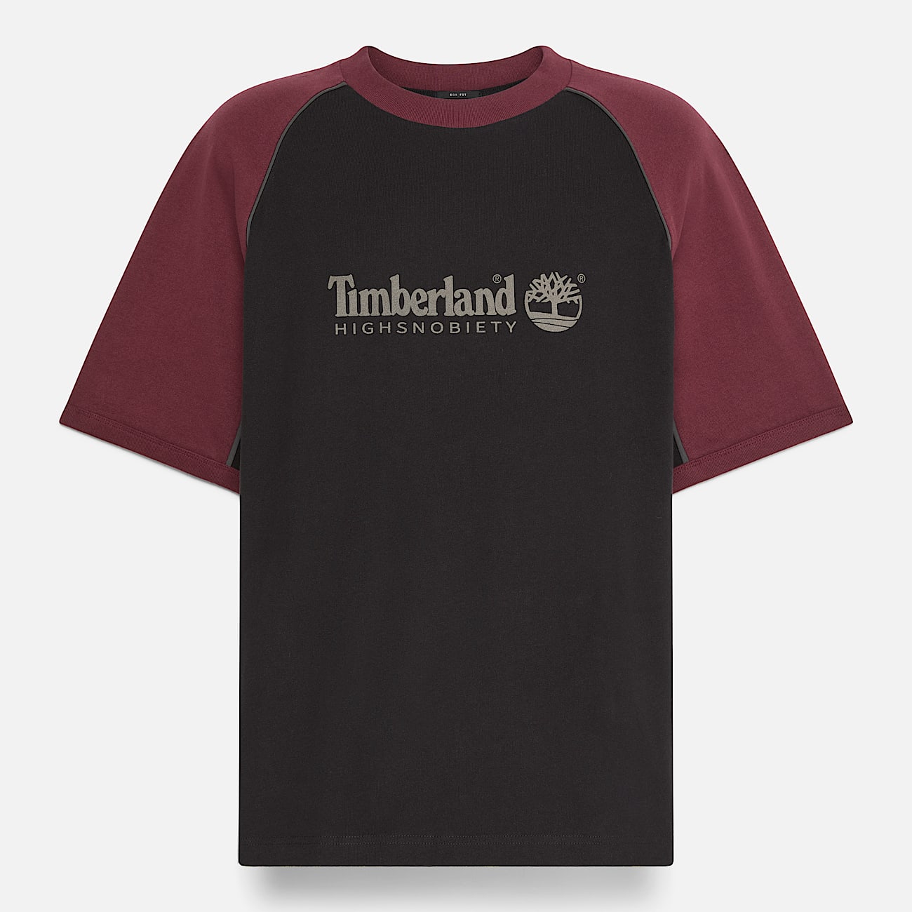 Timberland® and HIGHSNOBIETY Colour-Block Raglan T-Shirt in Black - 5