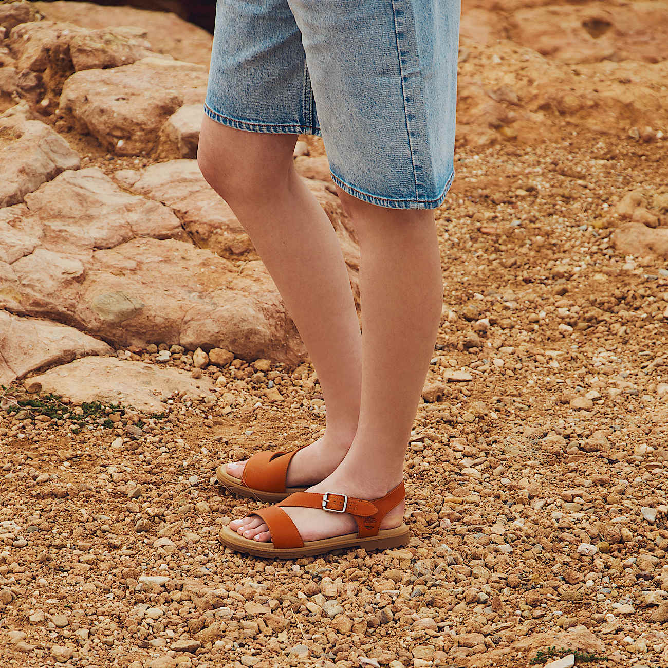 Calista Bay Sandale mit Fersenriemen für Damen in Orange - 2