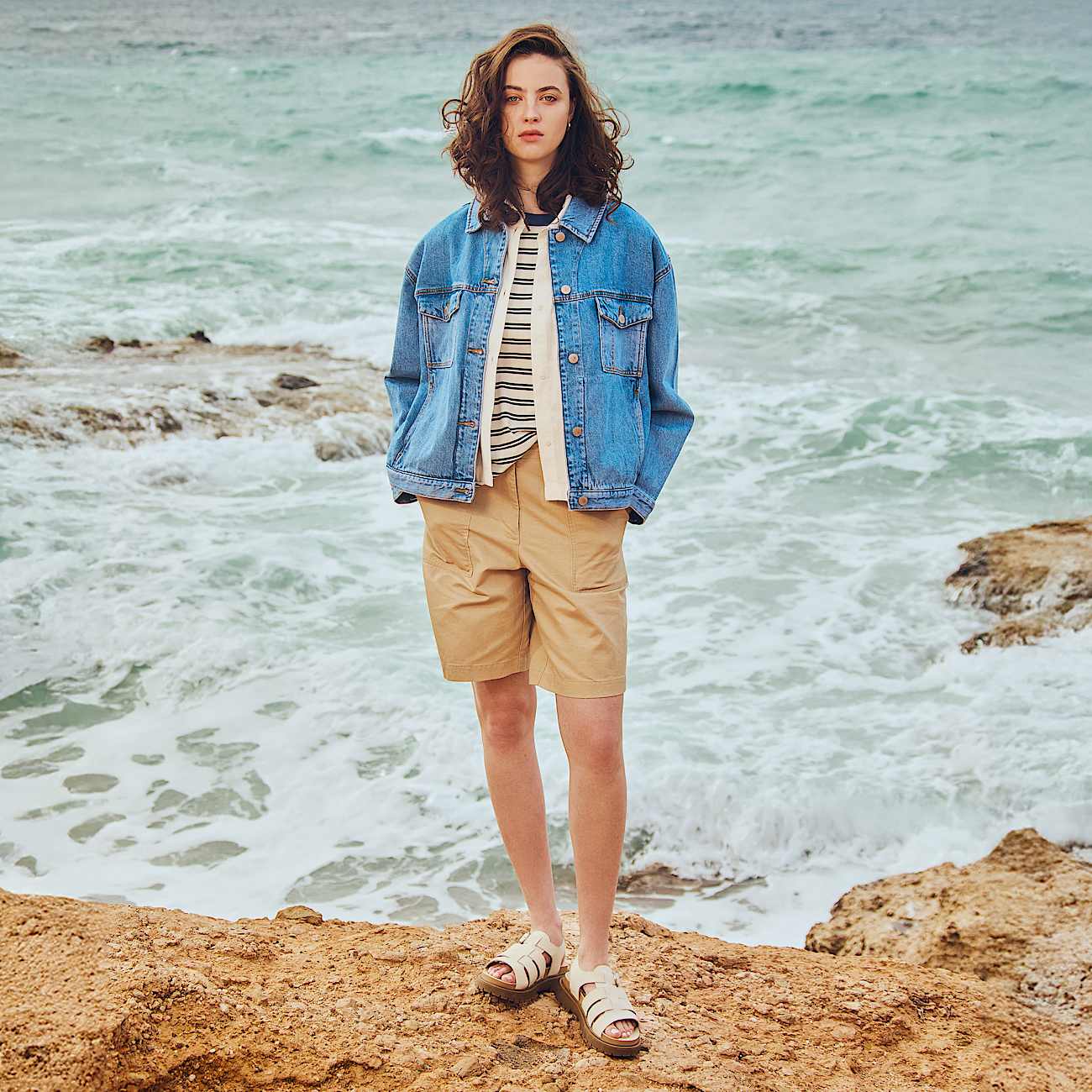 Sandália Clairemont Way Fisherman para Mulher em cinzento - 4