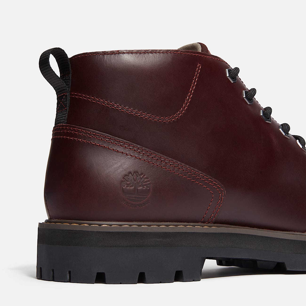 Britton Road Waterproof Chukka Boot for Men in Burgundy - 7