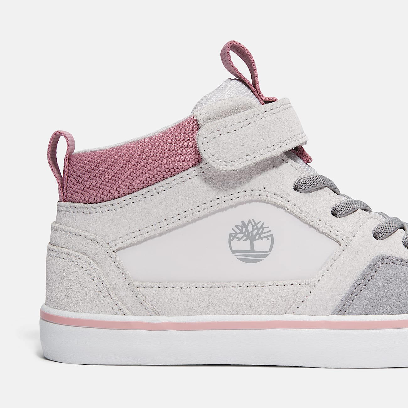Stone Jump Sneaker met klittenbandsluiting voor peuters en kleuters in lichtgrijs - 7