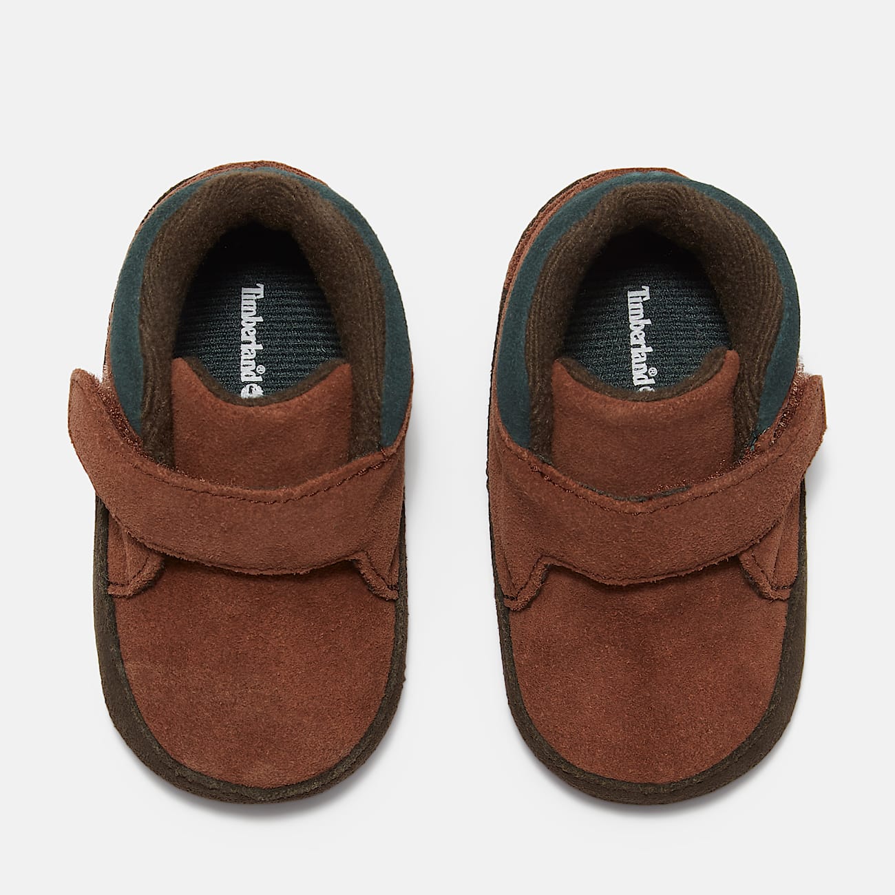 Suède Crib Bootie voor baby's in bruin - 2