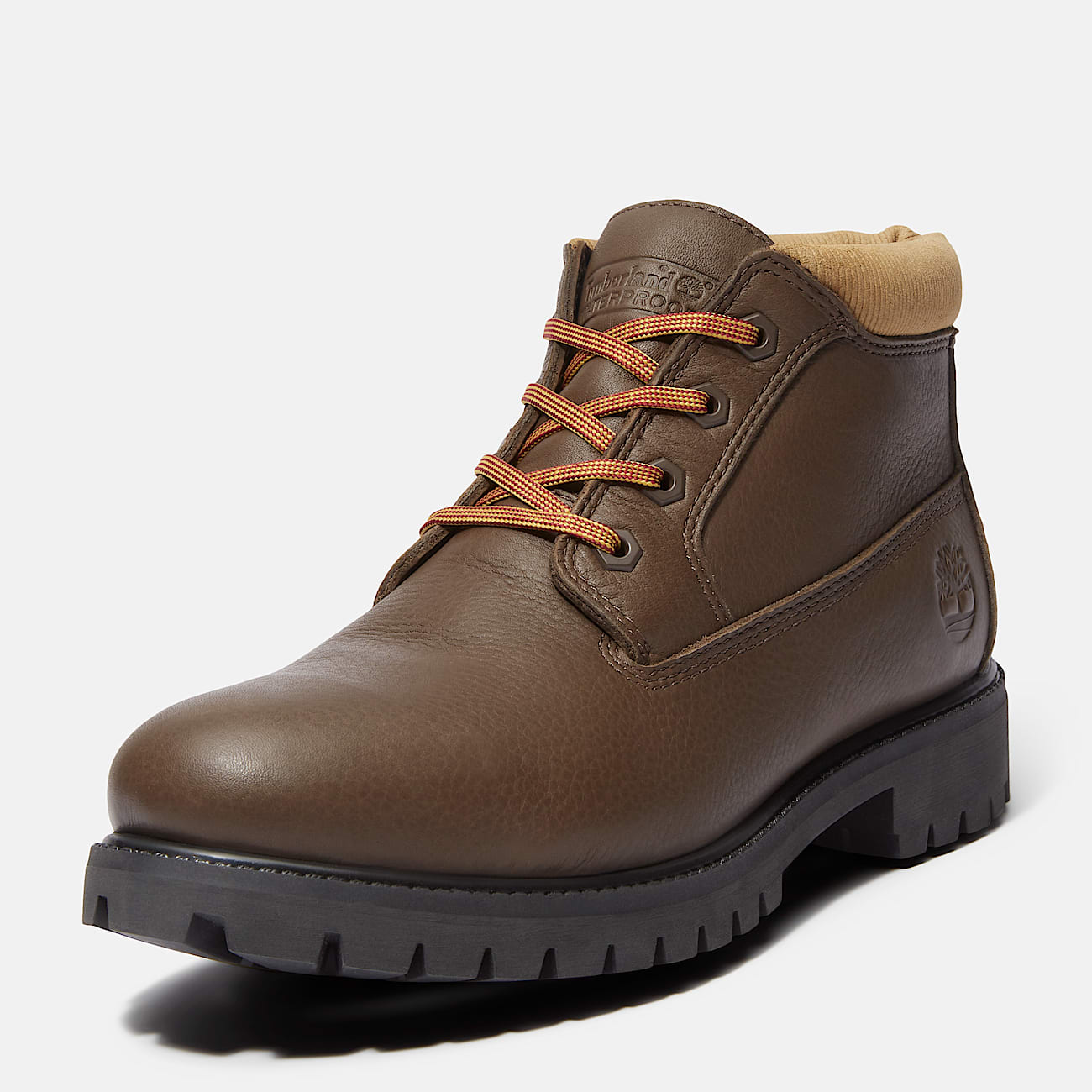 Timberland® Premium Waterproof Chukka Boot for Men in Dark Brown - 9