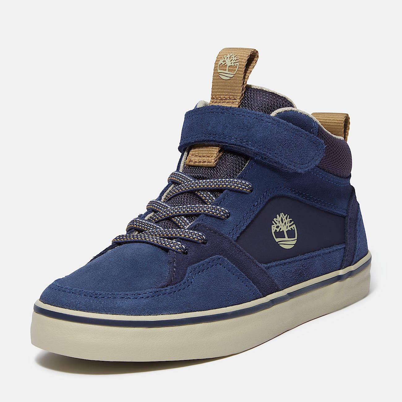 Stone Jump Mid Trainer for Youth in Dark Blue - 9