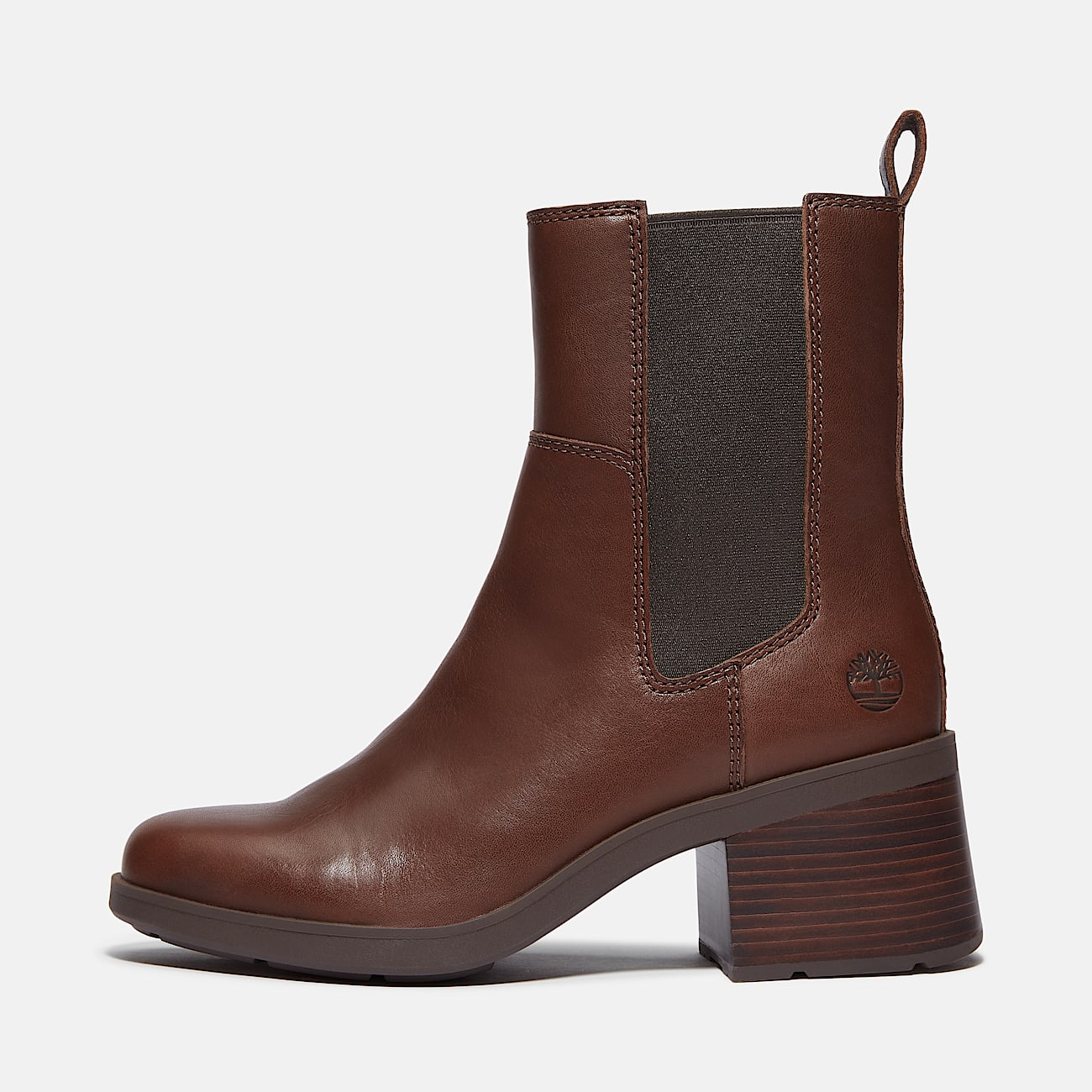Bellevaux Chelsea Boot for Women in Dark Brown - 8