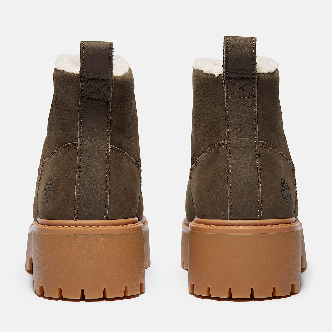 Stone Street Warm-Lined Platform Boot for Women in Dark Brown - 6