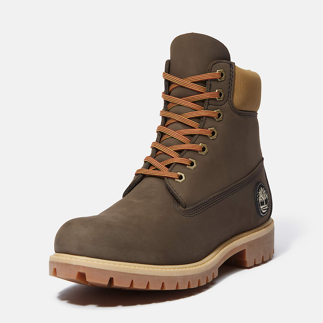 Timberland® Premium 6-Inch Waterproof Boot for Men in Dark Brown - 9
