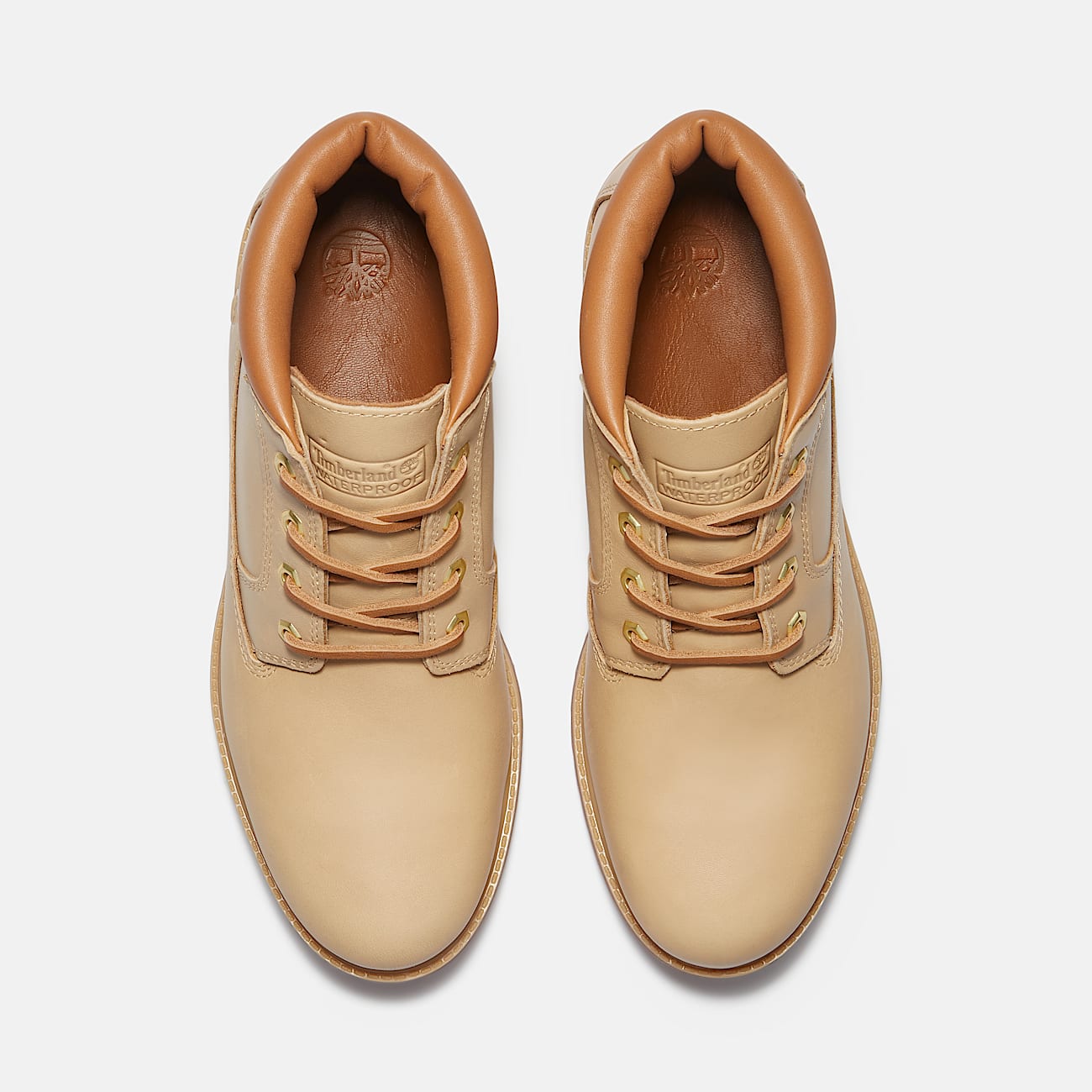 Timberland® Premium Waterproof Chukka Boot for Men in Beige - 2