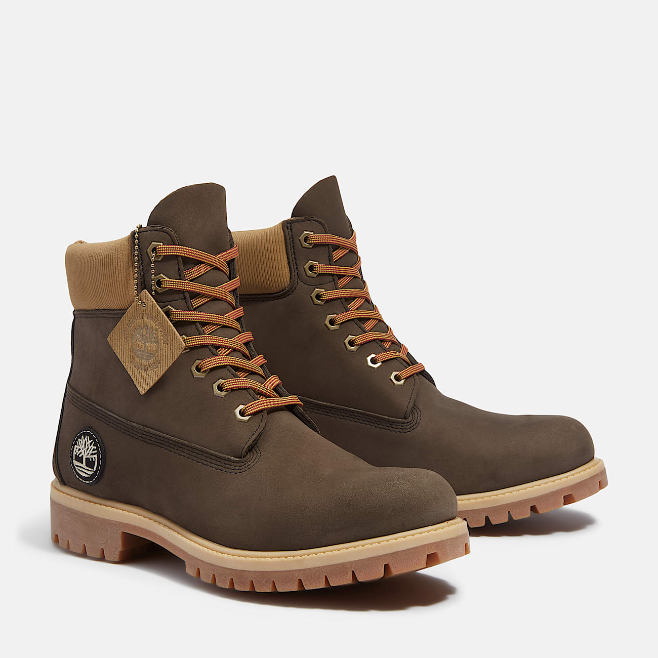 Timberland® Premium 6-Inch Waterproof Boot for Men in Dark Brown - 4