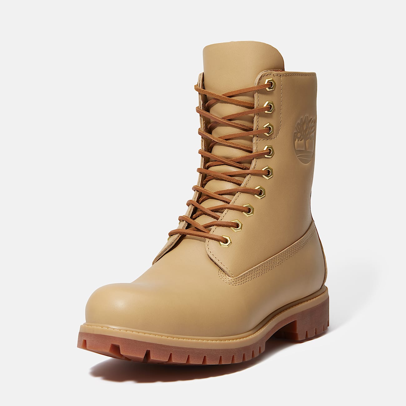 Timberland® Premium 8-Inch Waterproof Boot for Men in Beige - 9