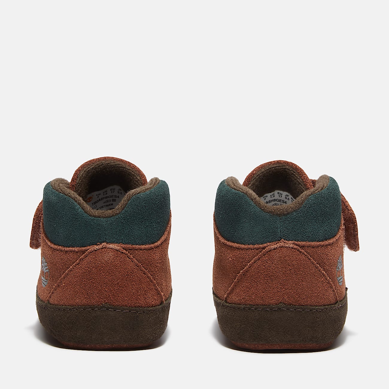 Suède Crib Bootie voor baby's in bruin - 5