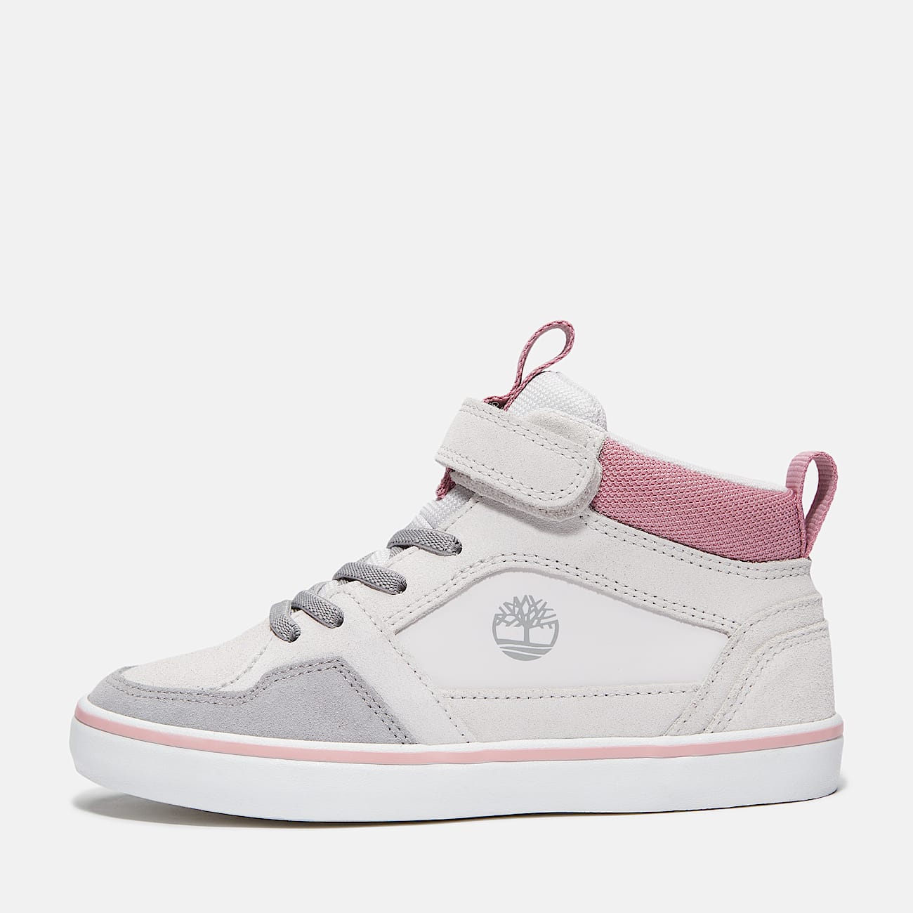 Stone Jump Hook-and-Loop Trainer for Youth in Light Grey - 8