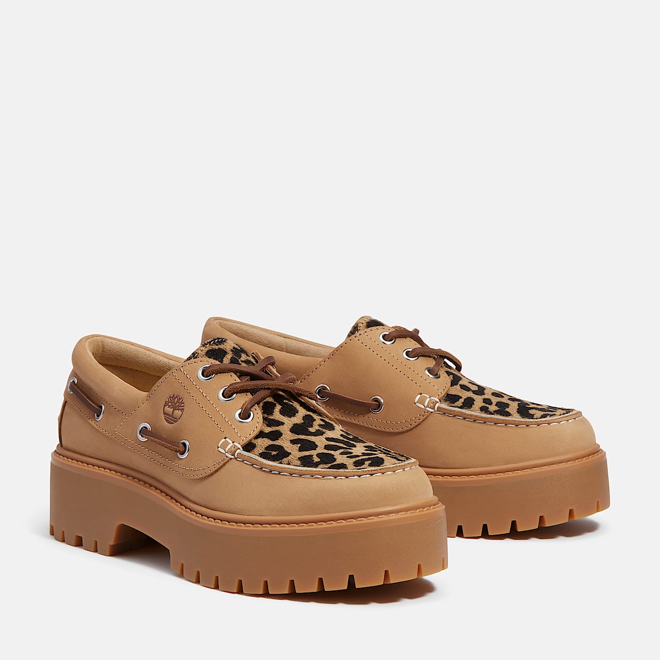 Stone Street Bootsschuh mit Plateausohle für Damen in Beige - 4