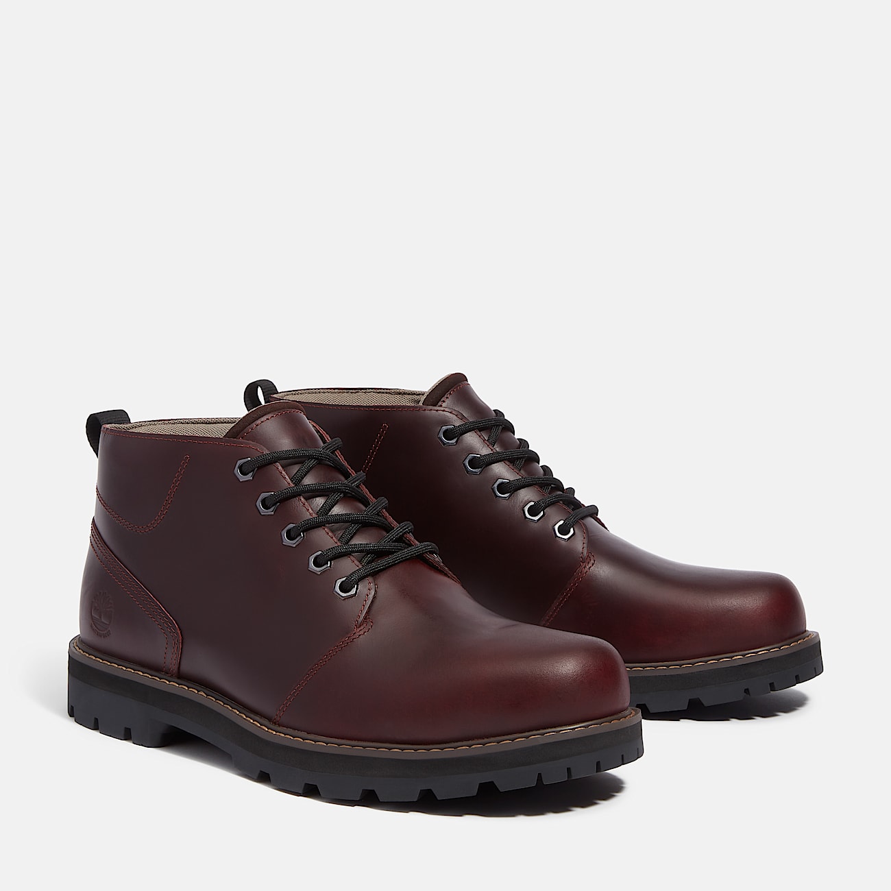 Britton Road Waterproof Chukka Boot for Men in Burgundy - 4