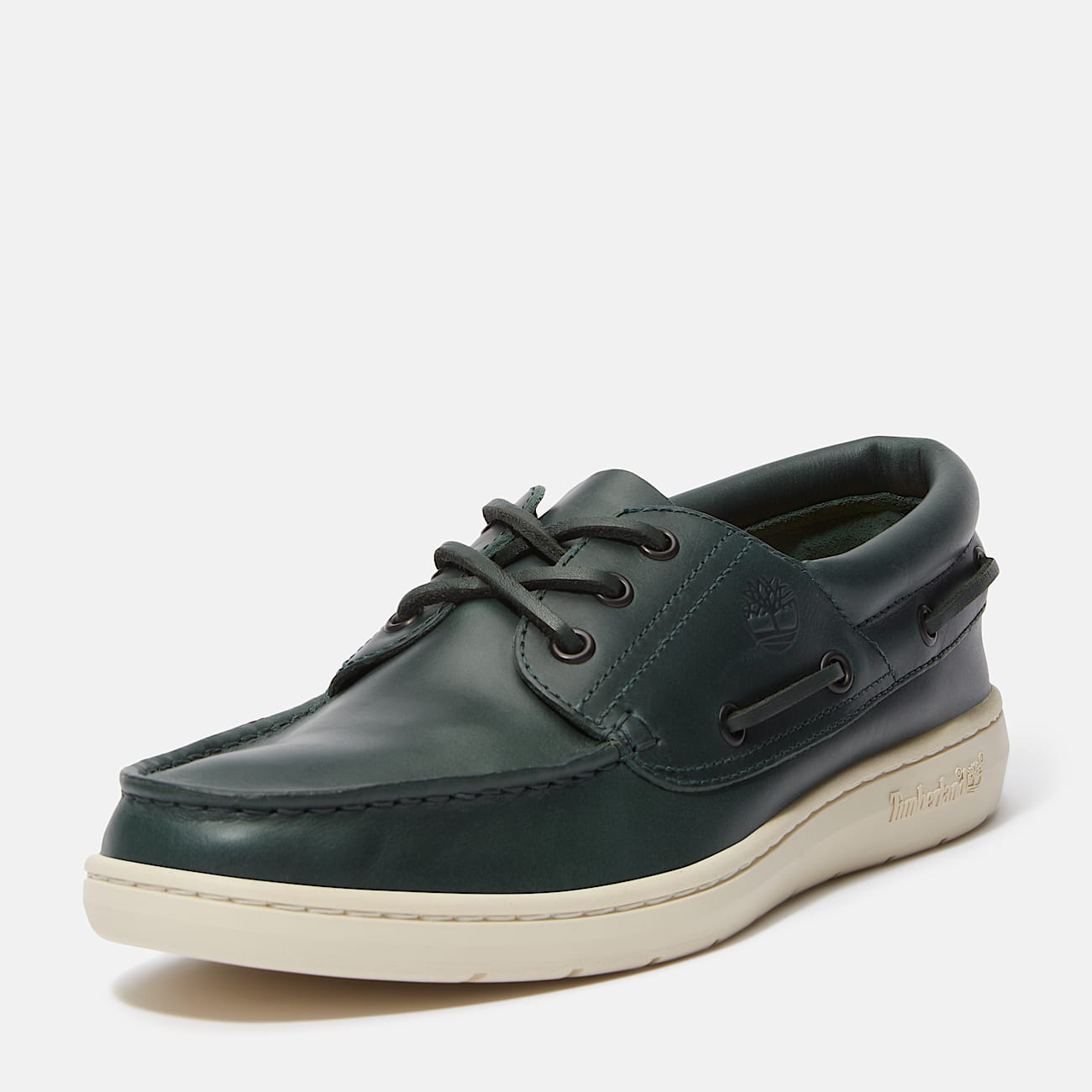 Chaussure bateau Portofino Pier pour homme en vert foncé - 9