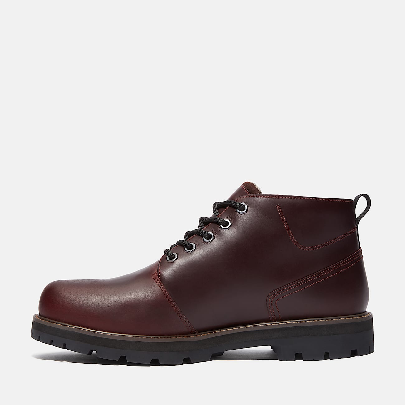Britton Road Waterproof Chukka Boot for Men in Burgundy - 6