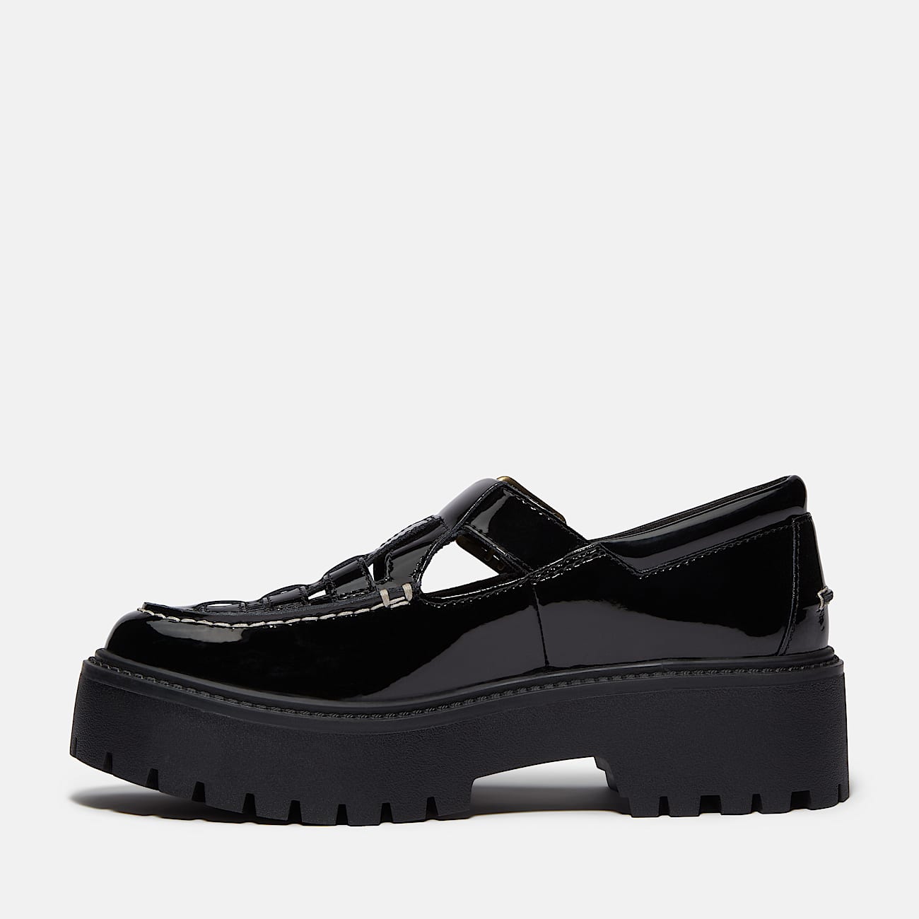 Zapatos con hebilla y plataforma Stone Street para mujer en negro