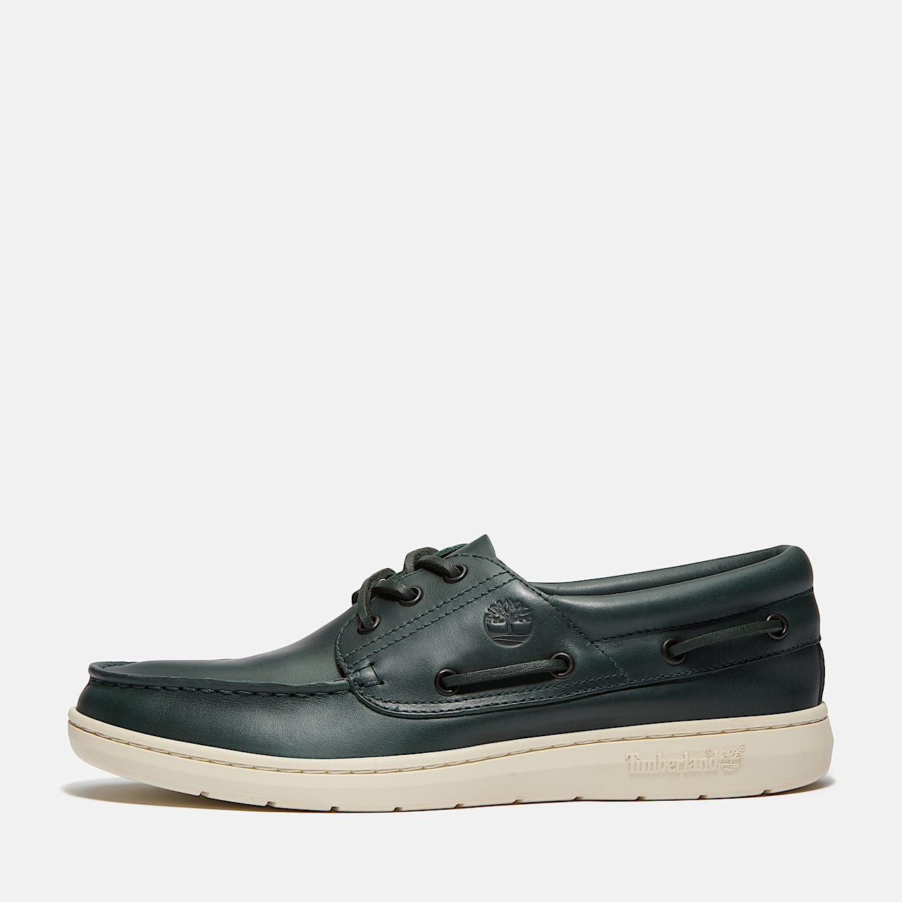 Chaussure bateau Portofino Pier pour homme en vert foncé - 8