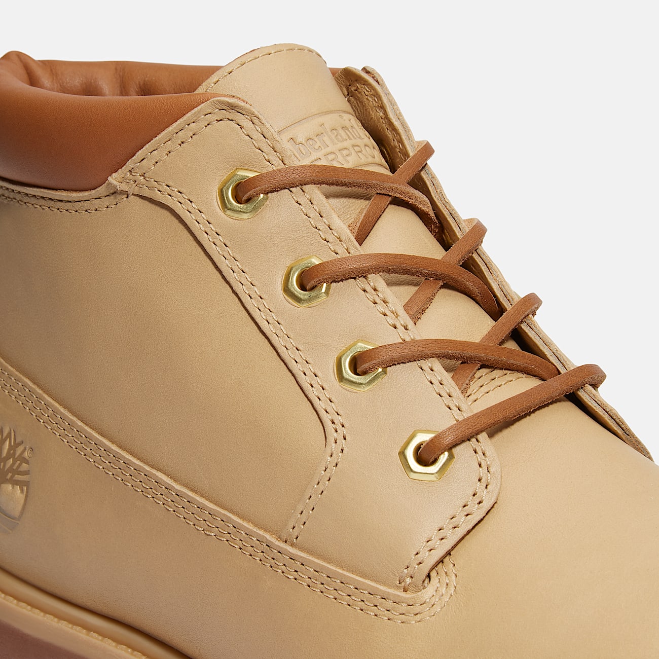 Timberland® Premium Waterproof Chukka Boot for Men in Beige - 7