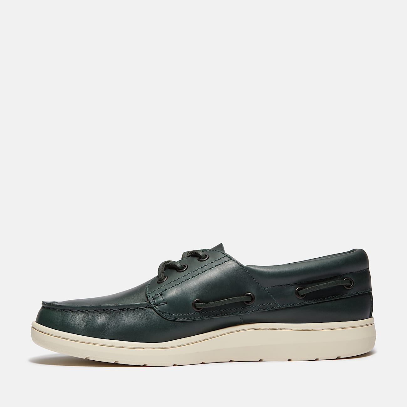 Chaussure bateau Portofino Pier pour homme en vert foncé - 6