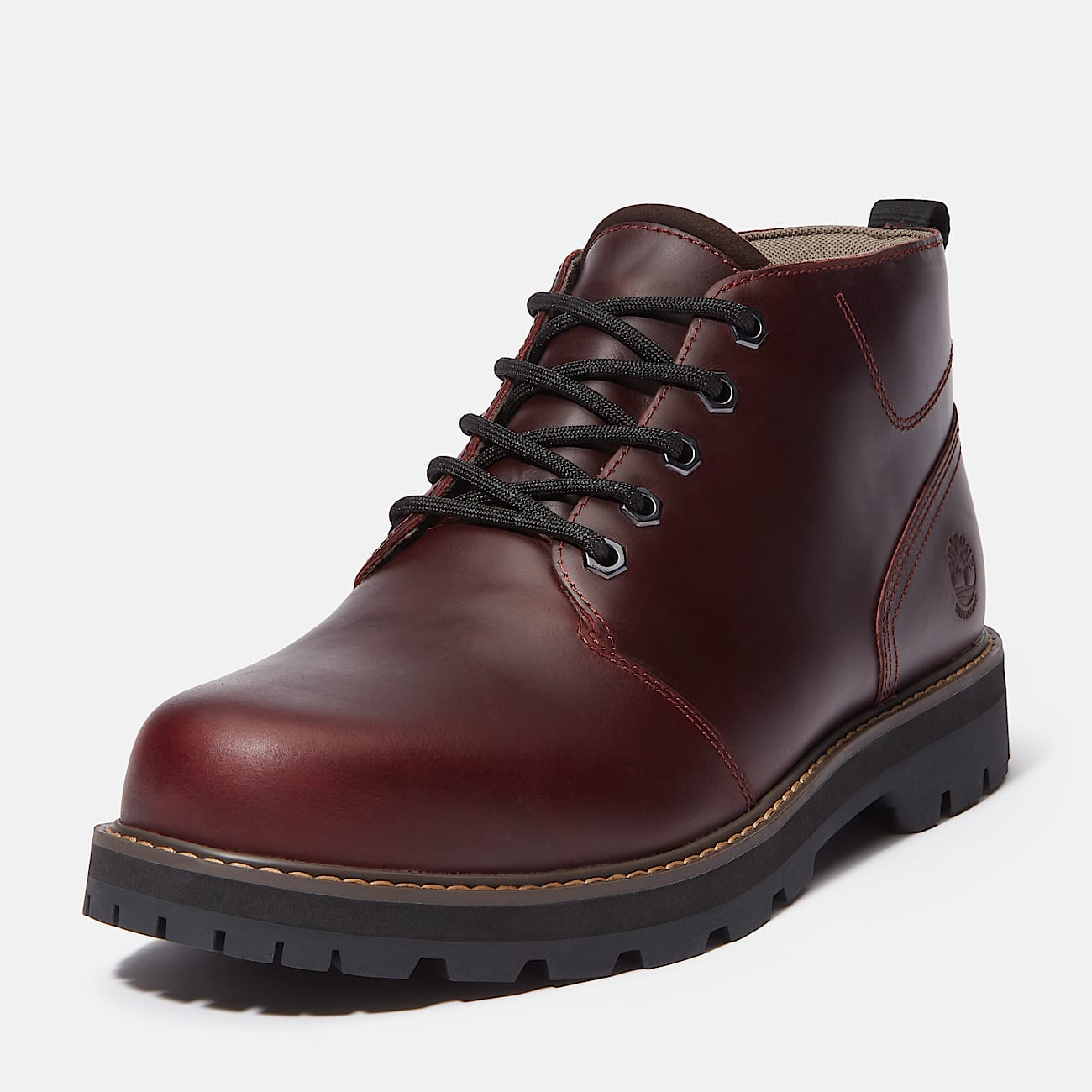 Britton Road Waterproof Chukka Boot for Men in Burgundy - 9