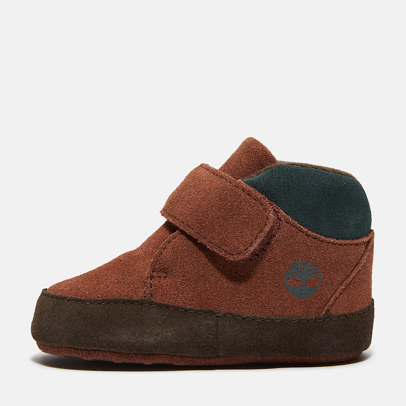 Suède Crib Bootie voor baby's in bruin - 8