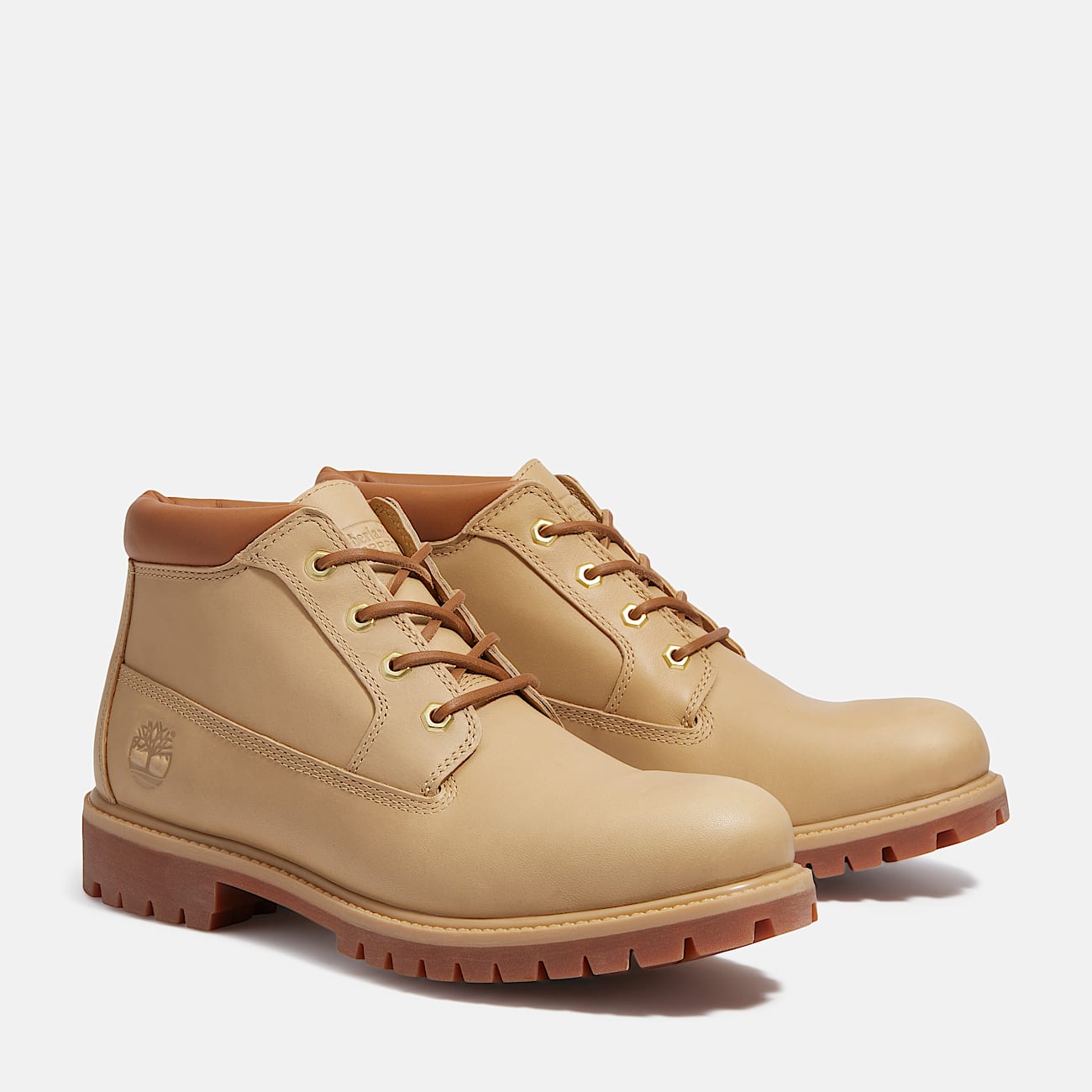 Timberland® Premium Waterproof Chukka Boot for Men in Beige - 4