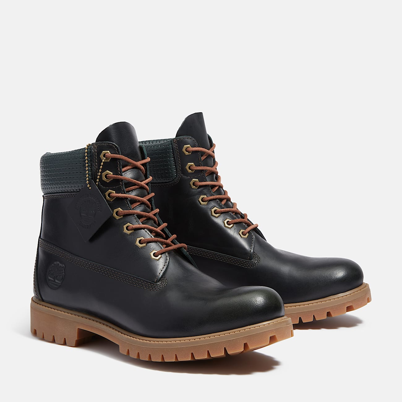 Timberland® Premium 6-Inch Waterproof Boot for Men in Dark Green